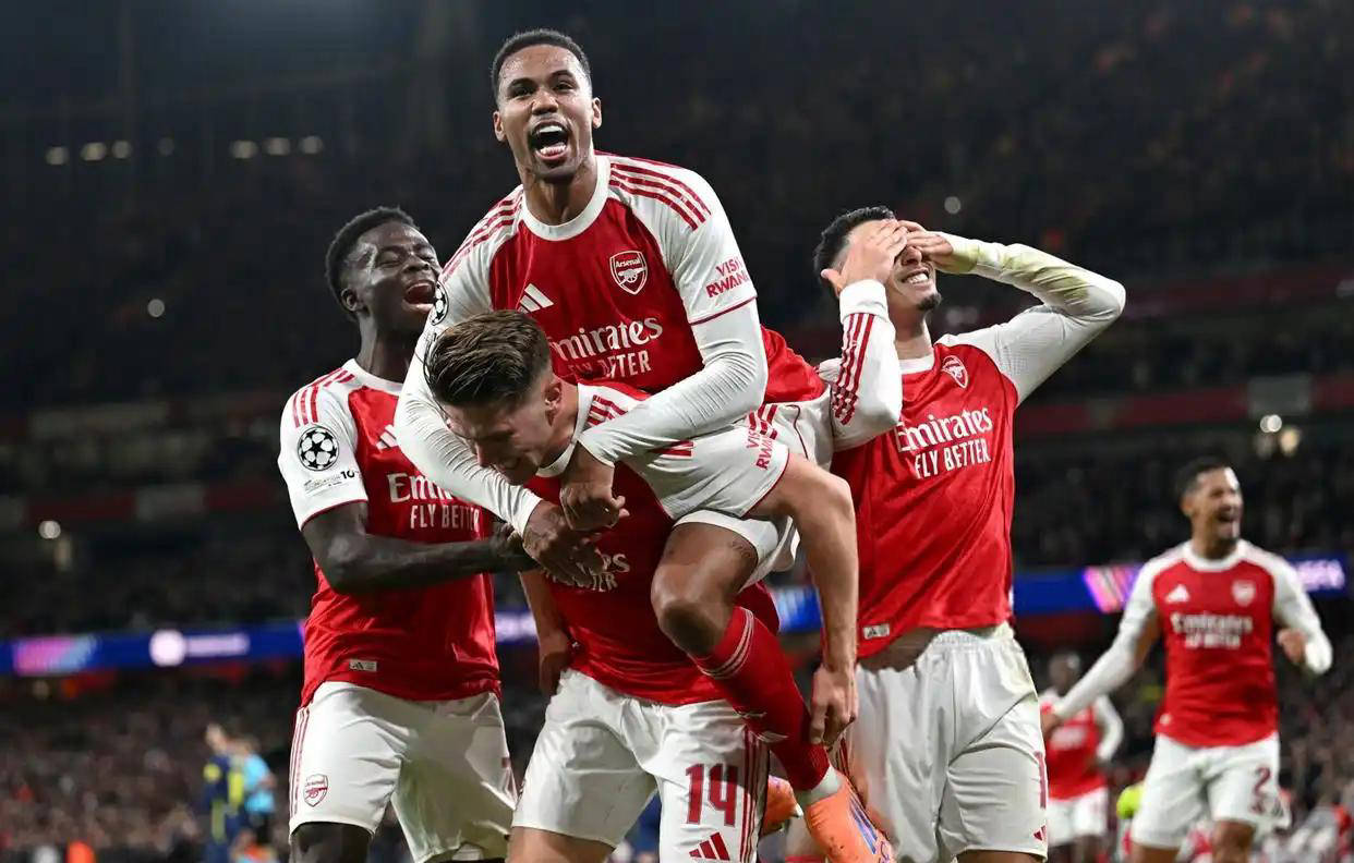 阿森纳4-0大胜马竞，豪取6连胜7500万欧神锋双响